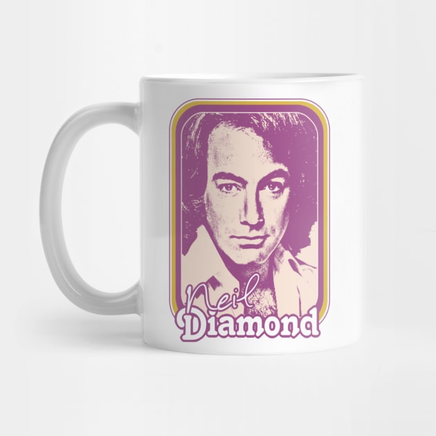 Neil Diamond /// Retro 1970s Fan Design by DankFutura